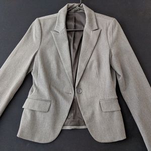 Express Gray Suit Jacket Blazer